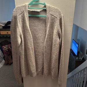 Women's Beige Sweater Cardigan